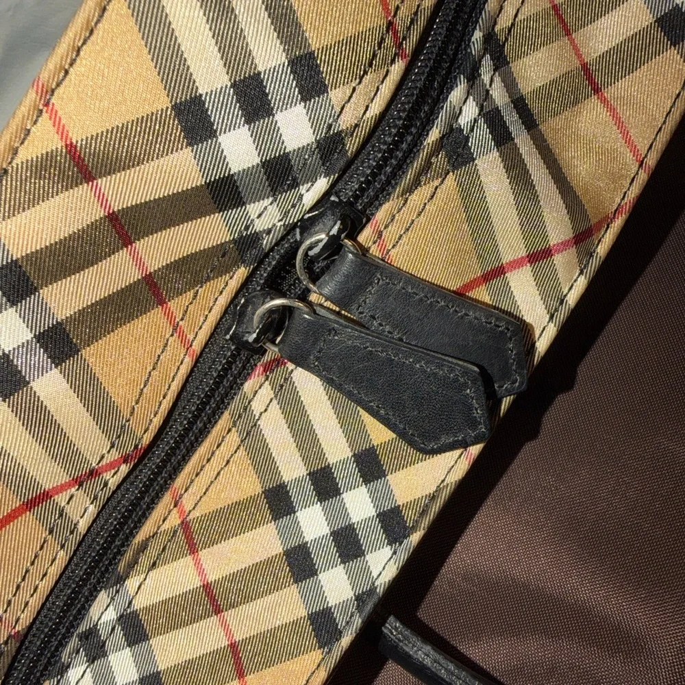 Authentic Burberry Nova Check Blue Label Tote Nylon Bag.(EUC) - Picture 10 of 15